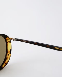 YELLOWS PLUS NATE SUNGLASS Black Habana/Deep Gold