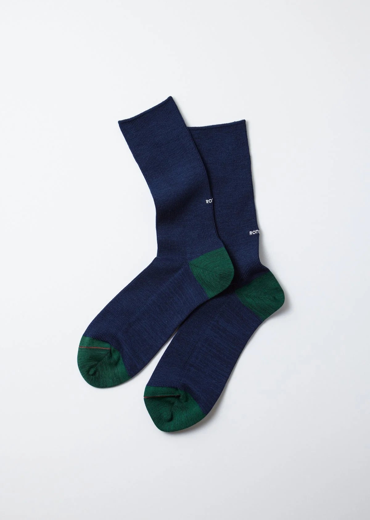 RoToTo ORGANIC COTTON ï¼?RECYCLE POLYESTER RIBBED CREW SOCKS