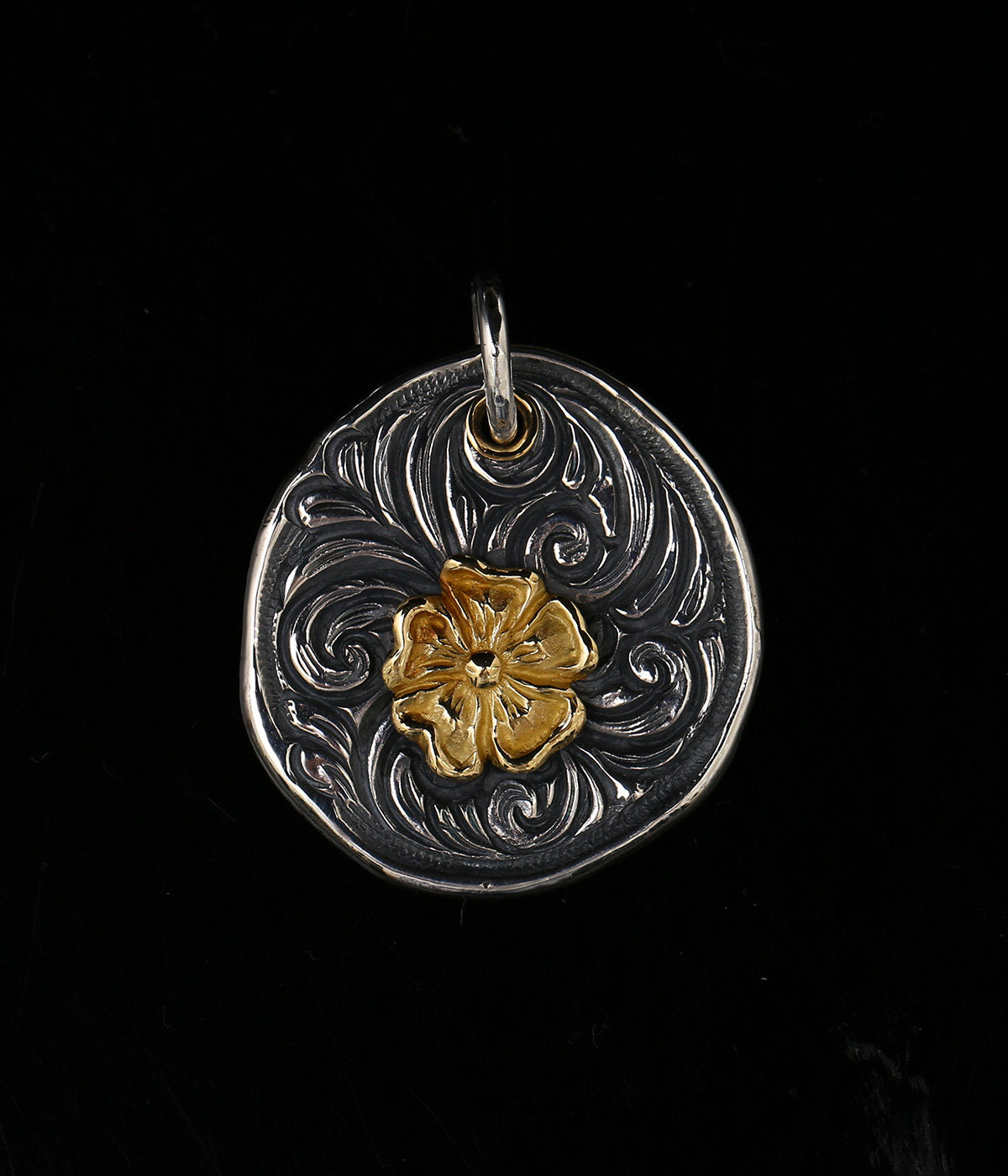 LARRY SMITH KARAKUSA ROSE PENDANT No. 181