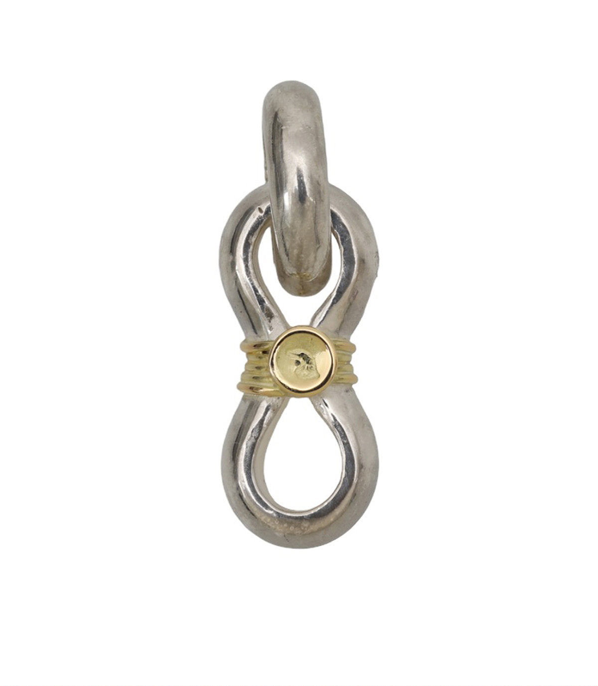 LARRY SMITH LUCK PENDANT (18K GOLD ACCENT)