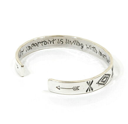 NORTH WORKS Inside Message Bangle TYPE Navajo N-217