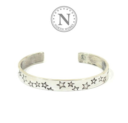 NORTH WORKS Star Stamped Bangle W-217