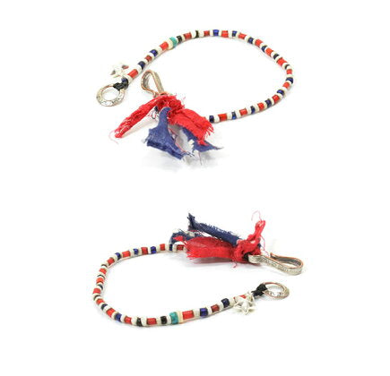 NORTH WORKS Old Tricolor beads Bracelet D-621