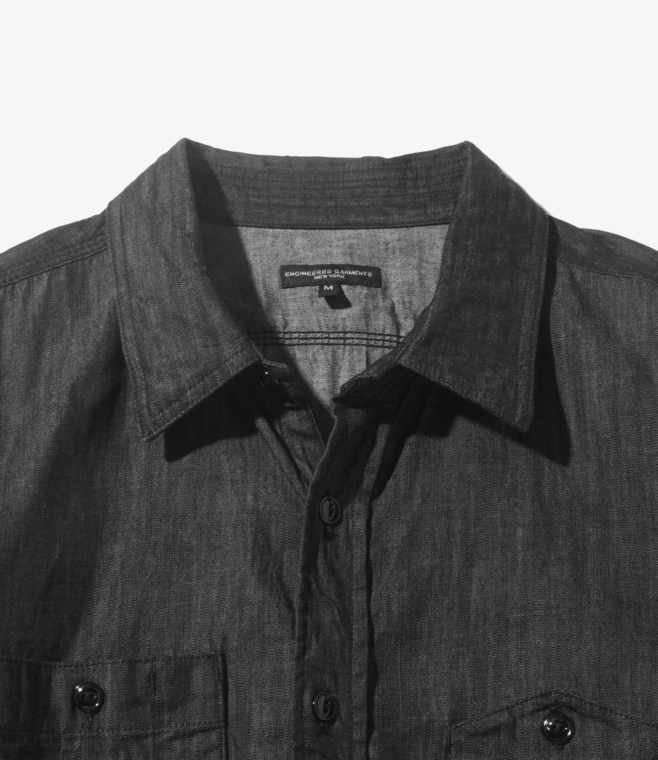Engineered Garments Work Shirt - Cotton Denim Shirting