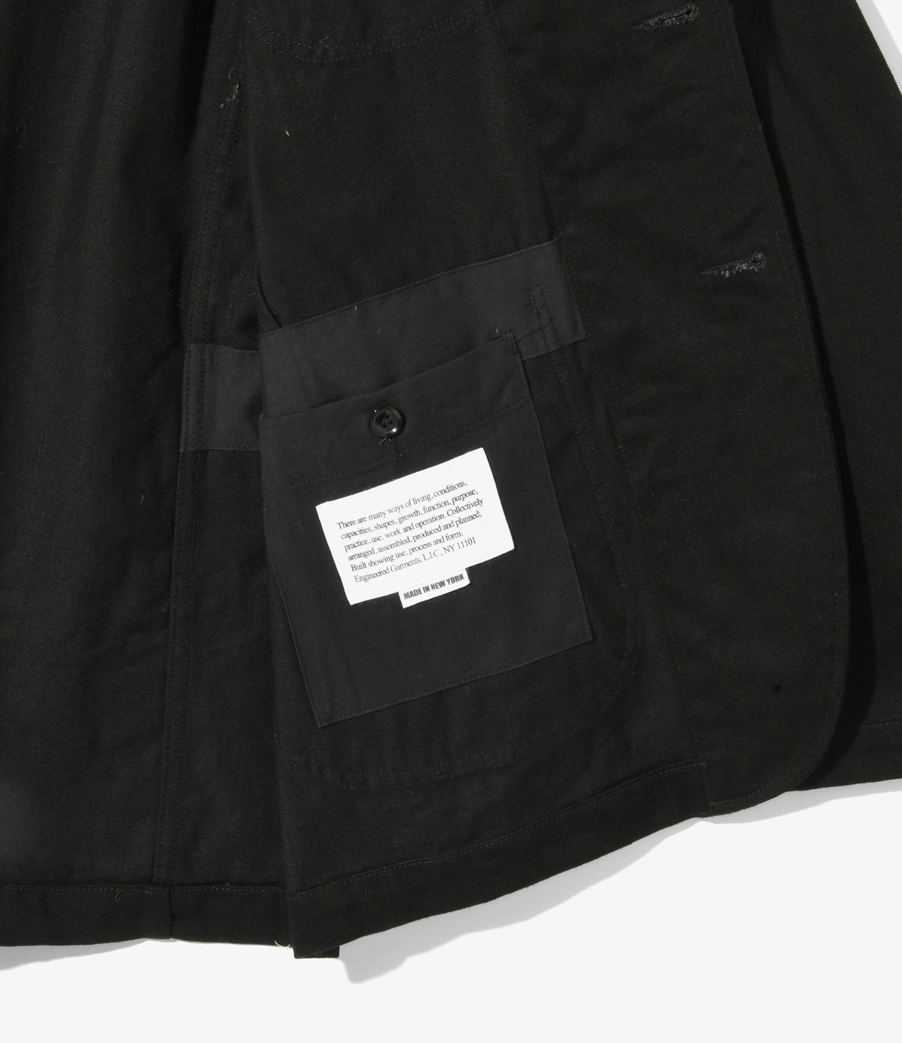 Engineered Garments BEDFORD JK - COTTON BULL DENIM