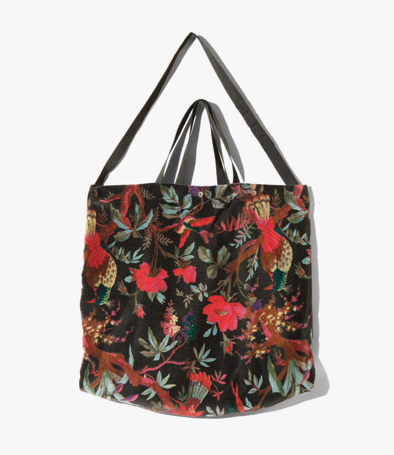 Engineered Garments Carry All Tote - Bird Print Velveteen