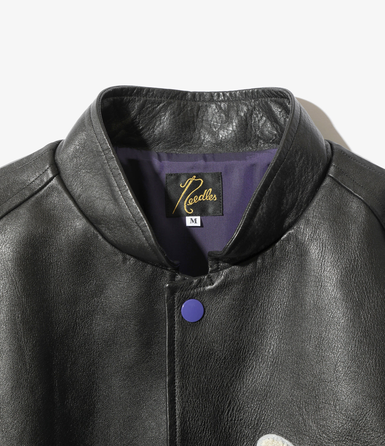 Needles Letterman Jacket - Cowhide Lthr.
