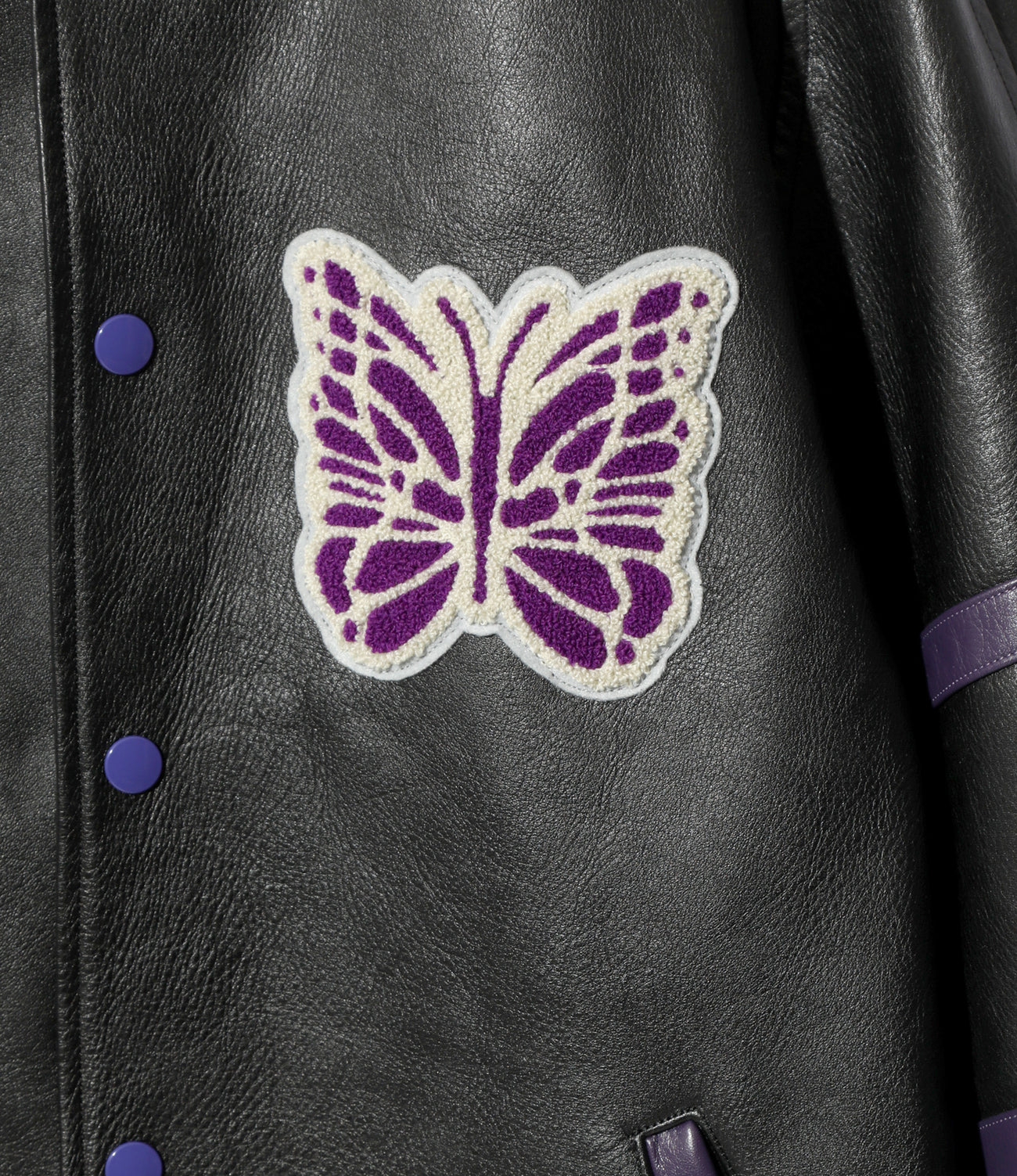 Needles Letterman Jacket - Cowhide Lthr.