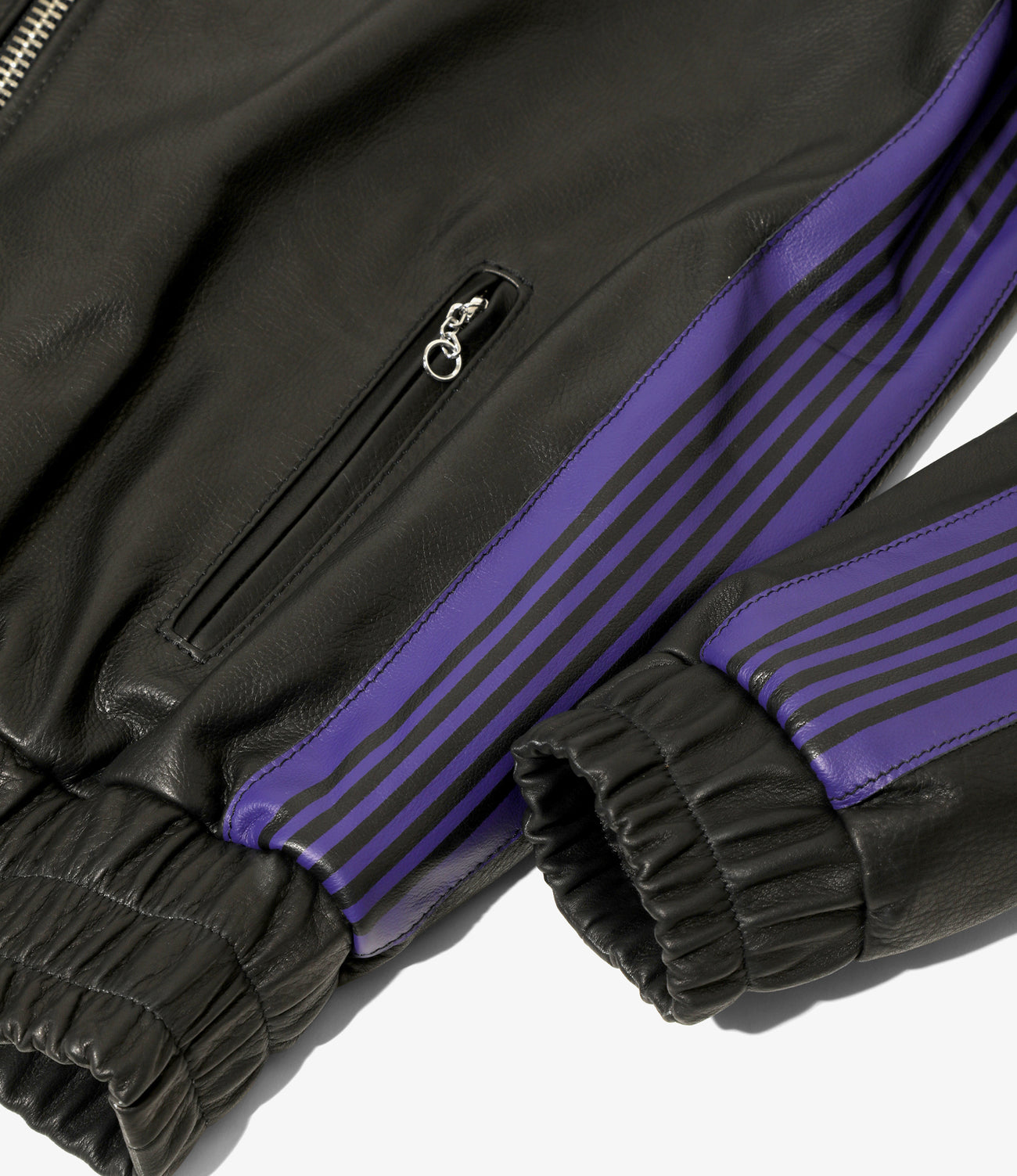 NEEDLES X Schott Track Jacket - Cowhide Leather