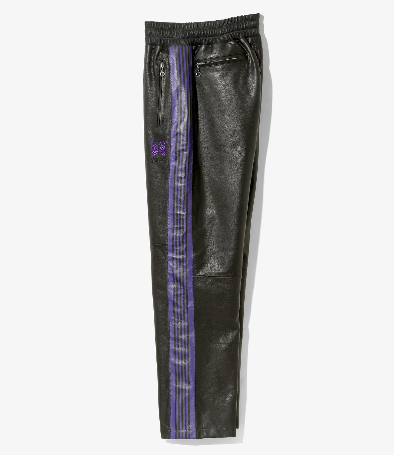 NEEDLES X Schott Track Pant - Cowhide Leather