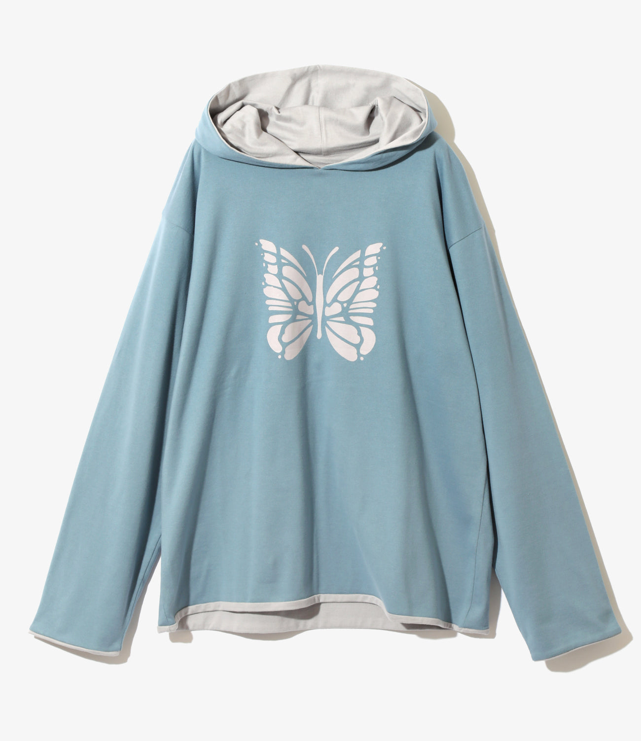 Needles L/S REVERSIBLE HOODY - COTTON JERSEY