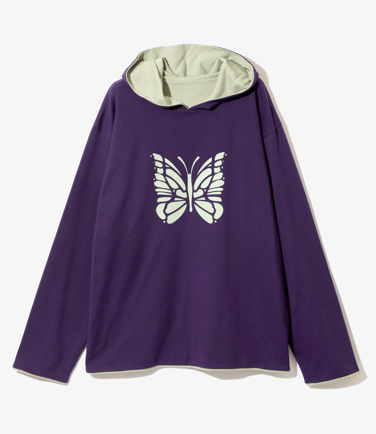 Needles L/S REVERSIBLE HOODY - COTTON JERSEY