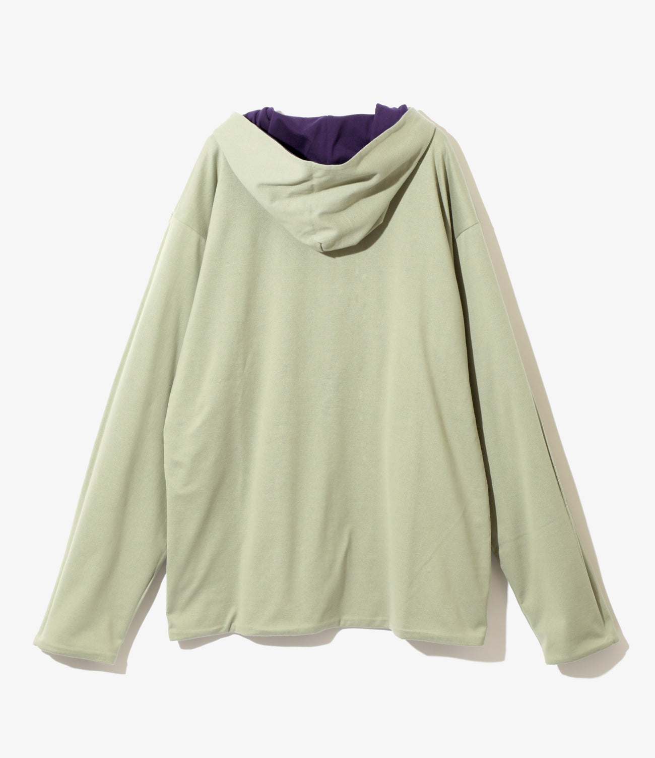 Needles L/S REVERSIBLE HOODY - COTTON JERSEY