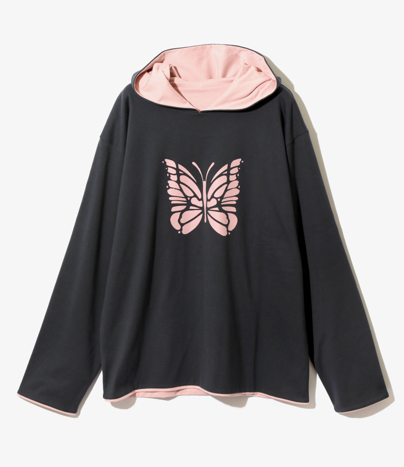 Needles L/S REVERSIBLE HOODY - COTTON JERSEY