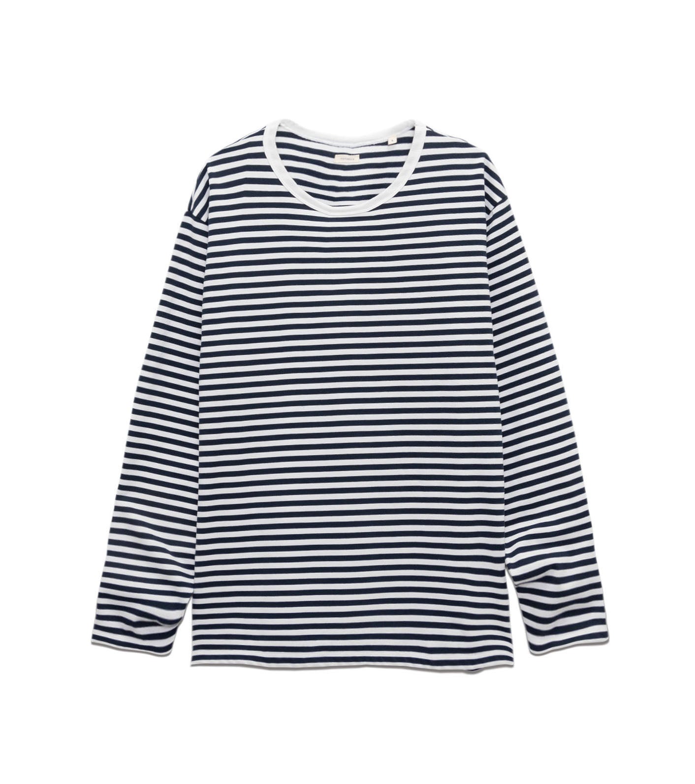 nanamica COOLMAX Stripe Jersey L/S Tee