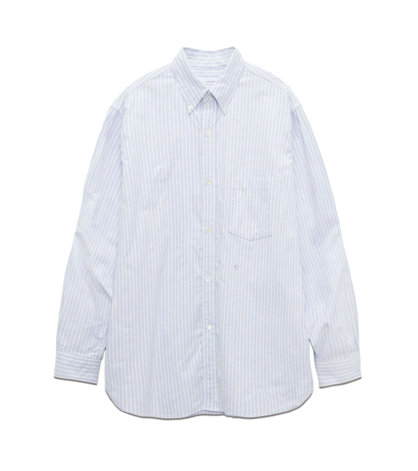 nanamica Button Down Stripe Wind Shirt