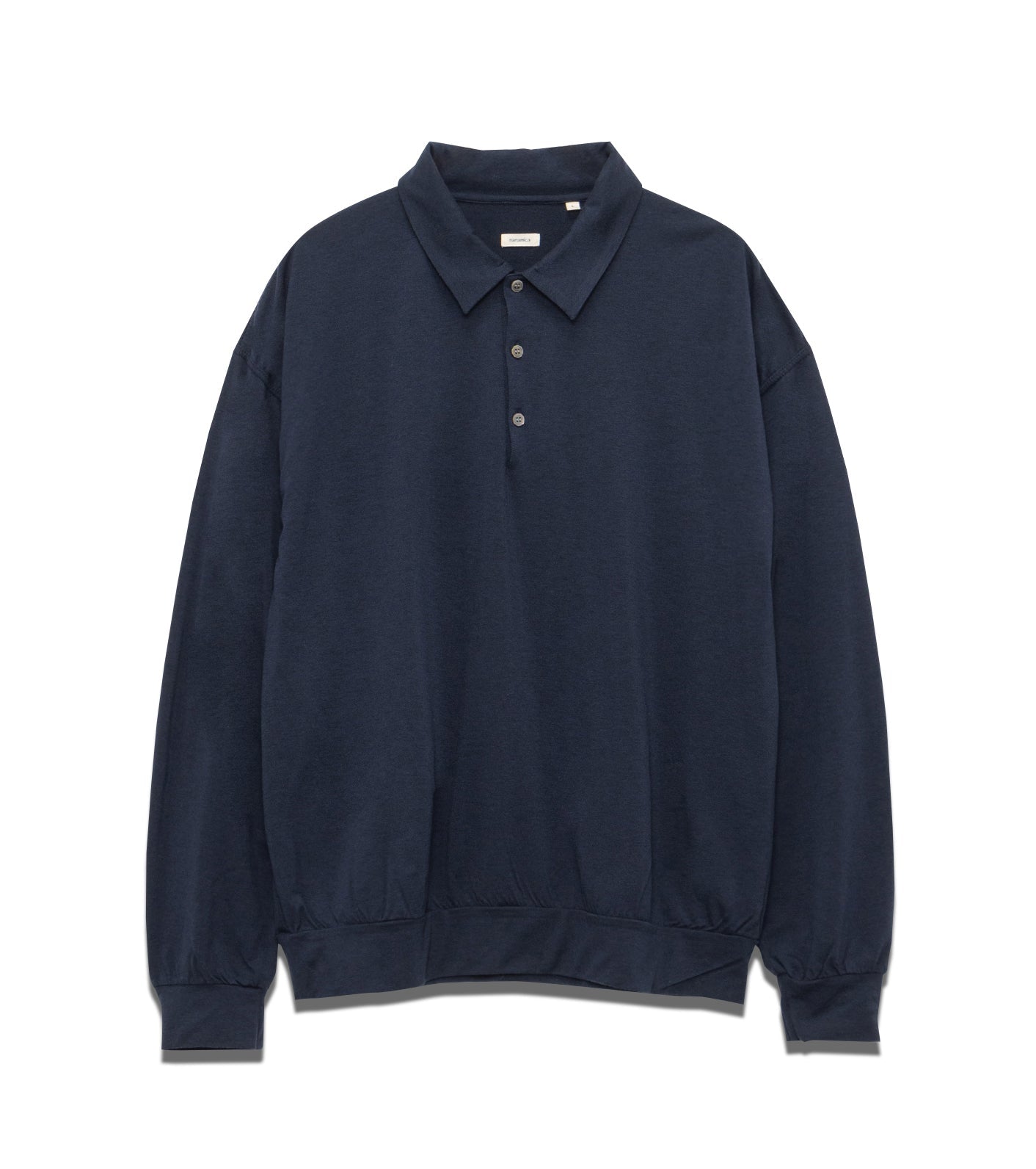 nanamica Wool Jersey L/S Polo
