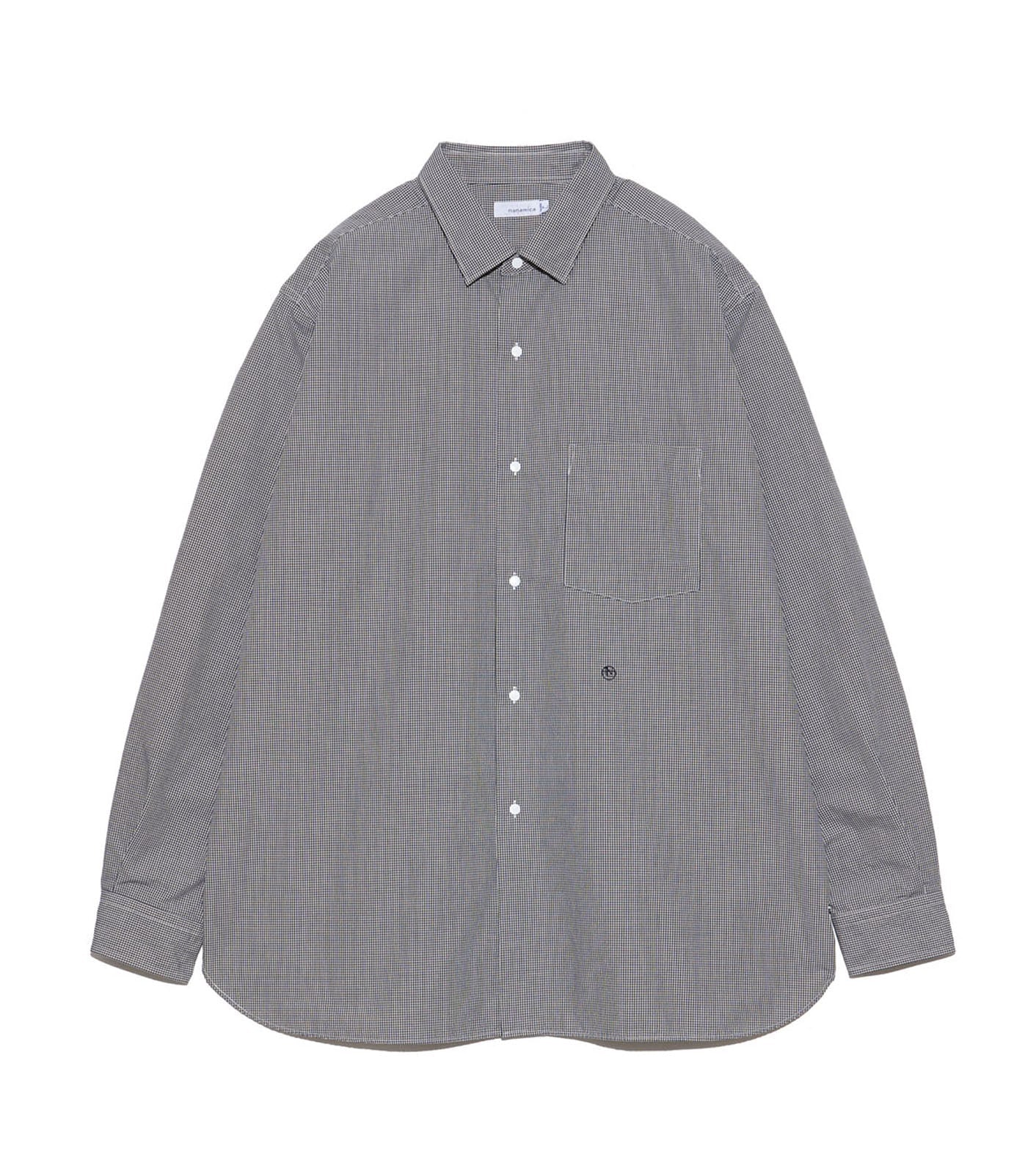 nanamica Regular Collar Gingham Check Wind Shirt