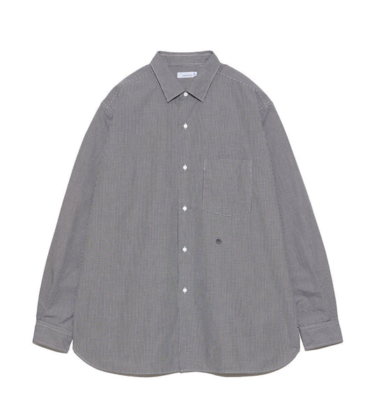 nanamica Regular Collar Gingham Check Wind Shirt