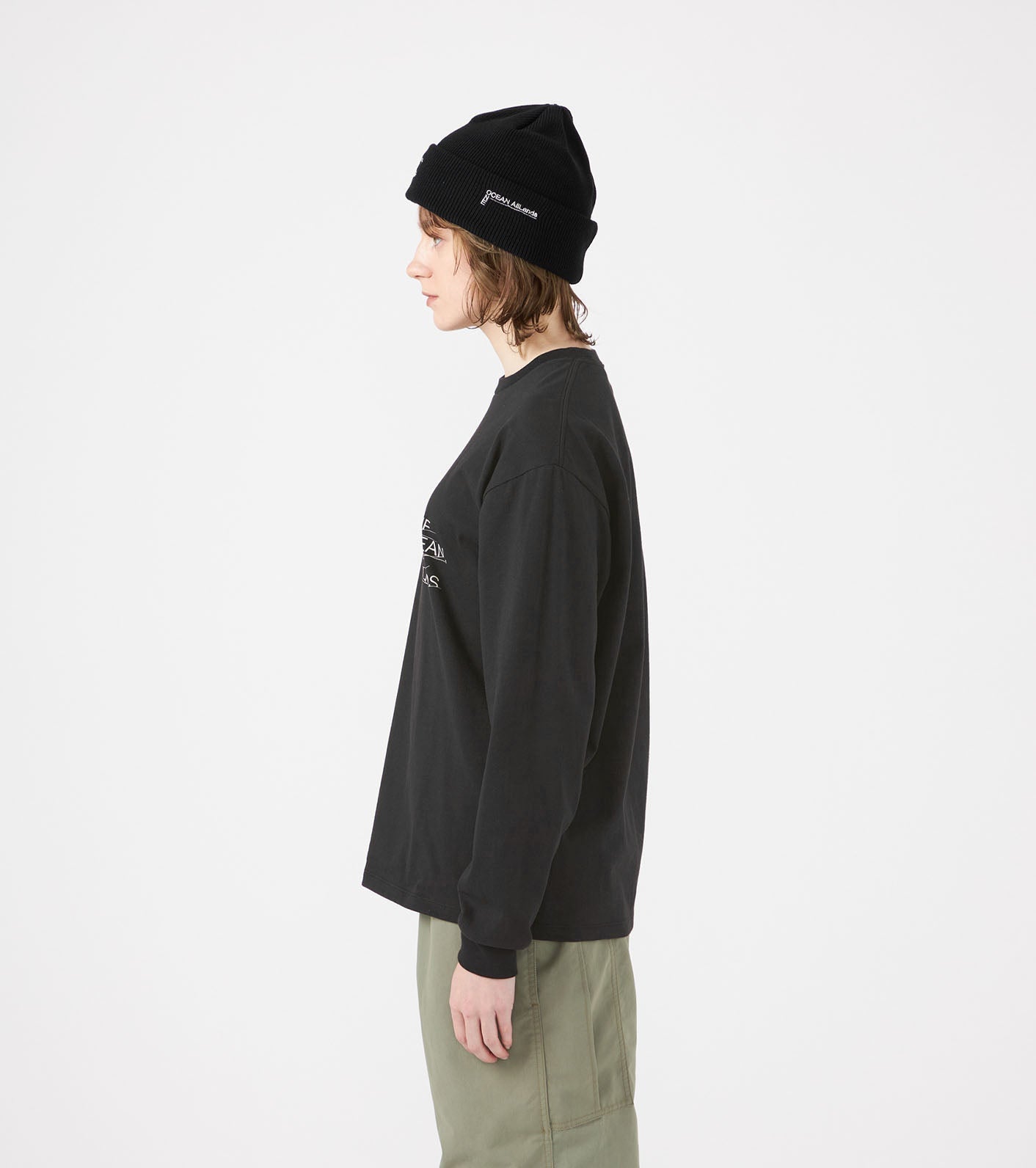 nanamica OOAL Graphic L/S Tee