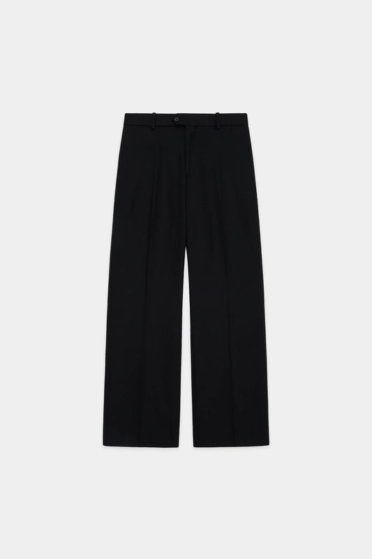 MARKAWARE ORGANIC COTTON SURVIVAL CLOTH FLAT FRONT FLARED TROUSERS