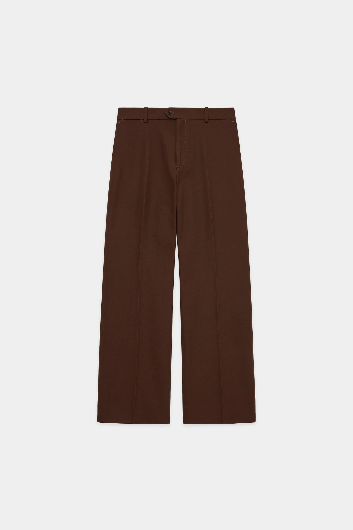 MARKAWARE ORGANIC COTTON SURVIVAL CLOTH FLAT FRONT FLARED TROUSERS