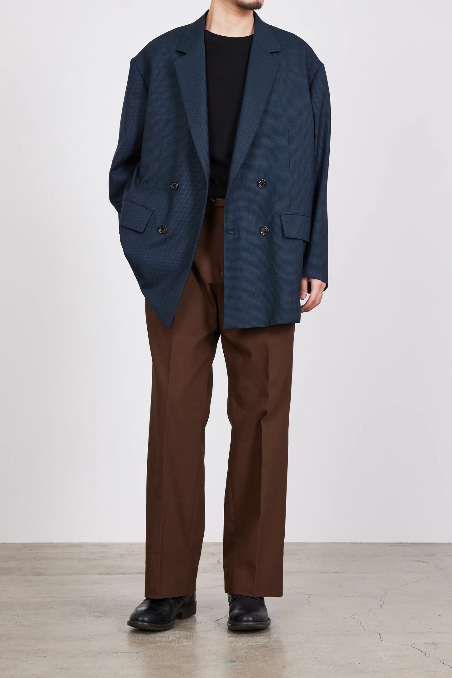 MARKAWARE ORGANIC COTTON SURVIVAL CLOTH FLAT FRONT FLARED TROUSERS