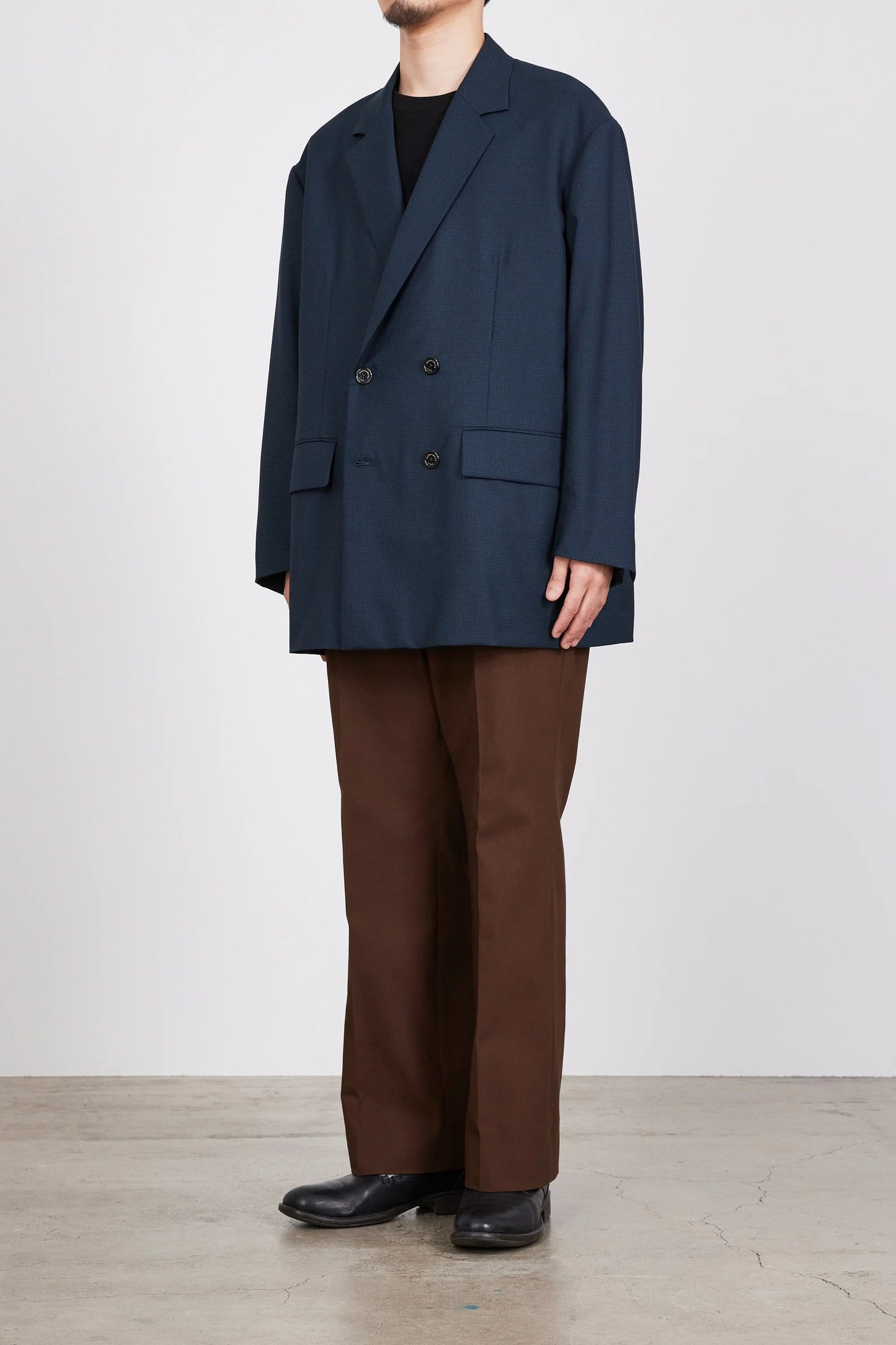 MARKAWARE ORGANIC COTTON SURVIVAL CLOTH FLAT FRONT FLARED TROUSERS