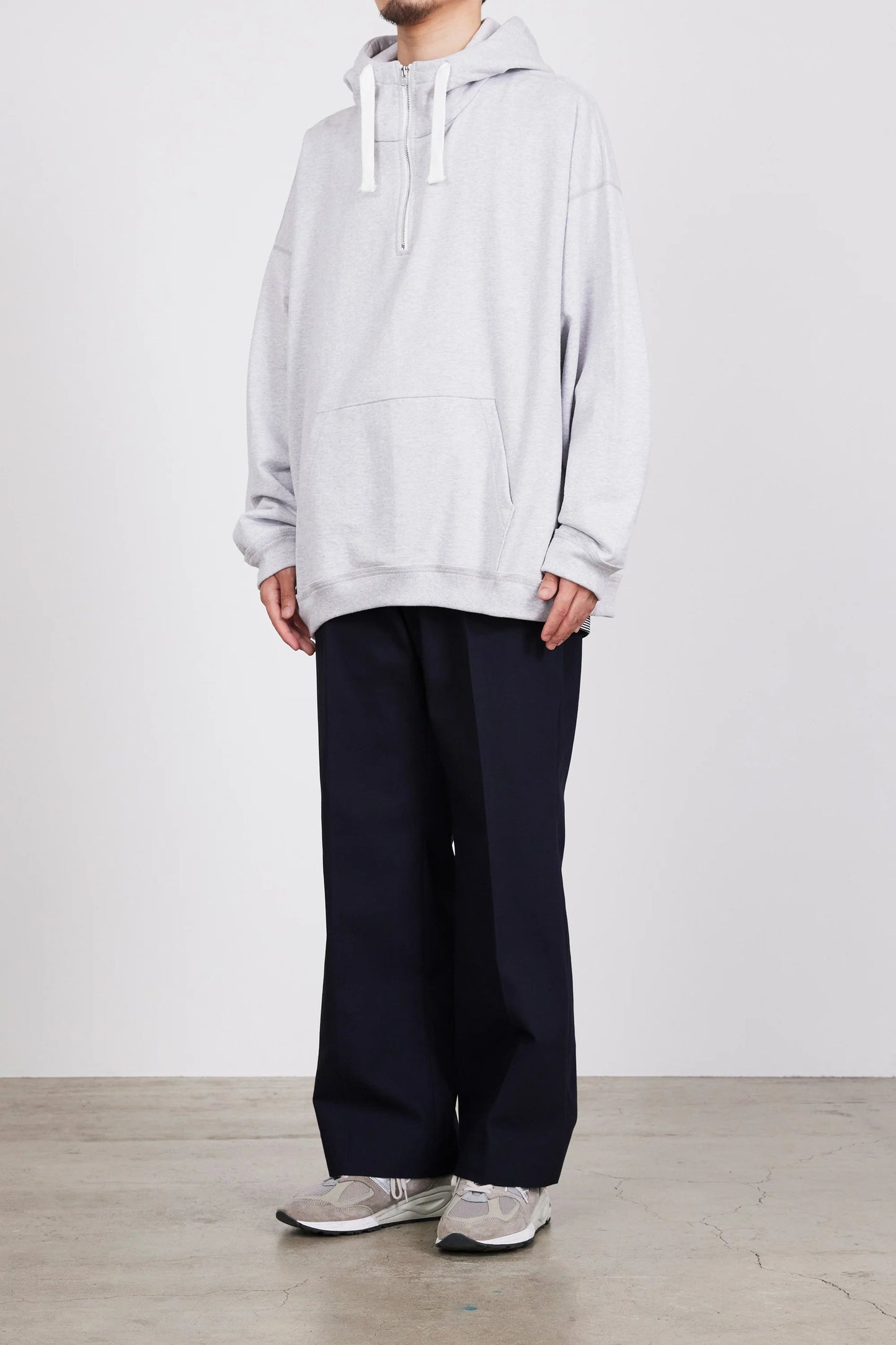 MARKAWARE ORGANIC COTTON SURVIVAL CLOTH FLAT FRONT FLARED TROUSERS