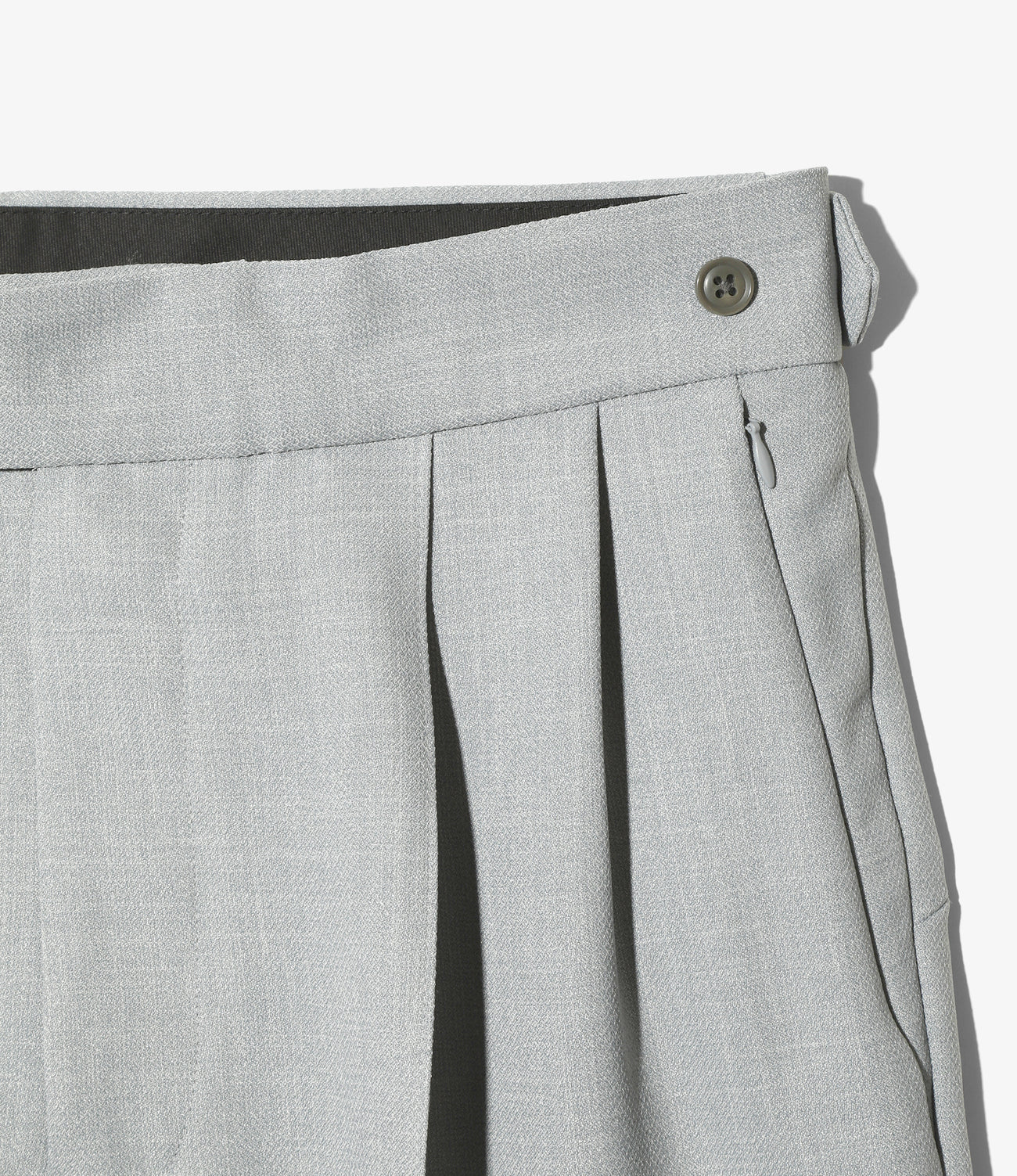 Needles Tucked Side Tab Trouser - Poly Dobby Cloth