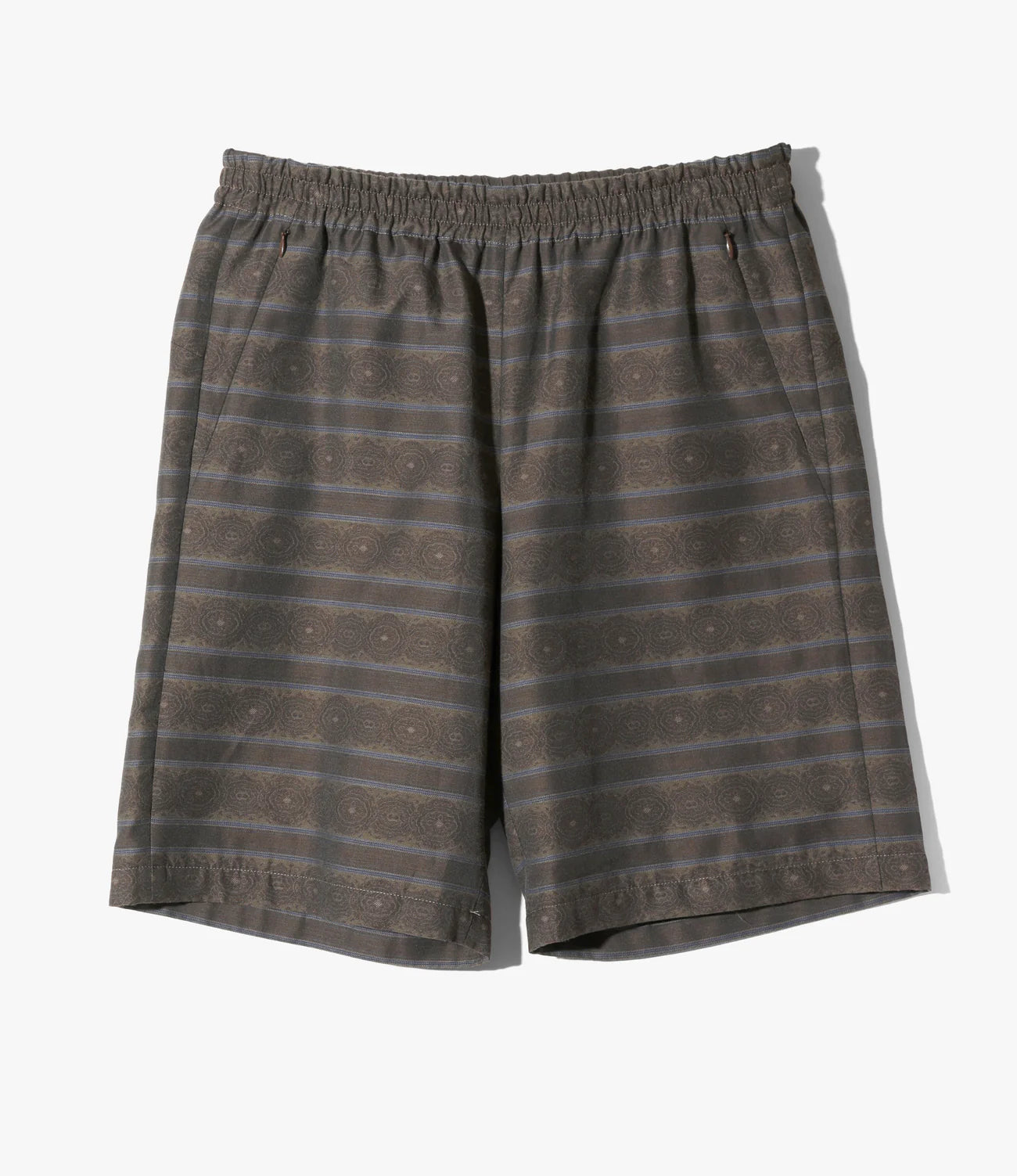 Needles Basketball Short - PE/C Fine Pattern Stripe Jq.