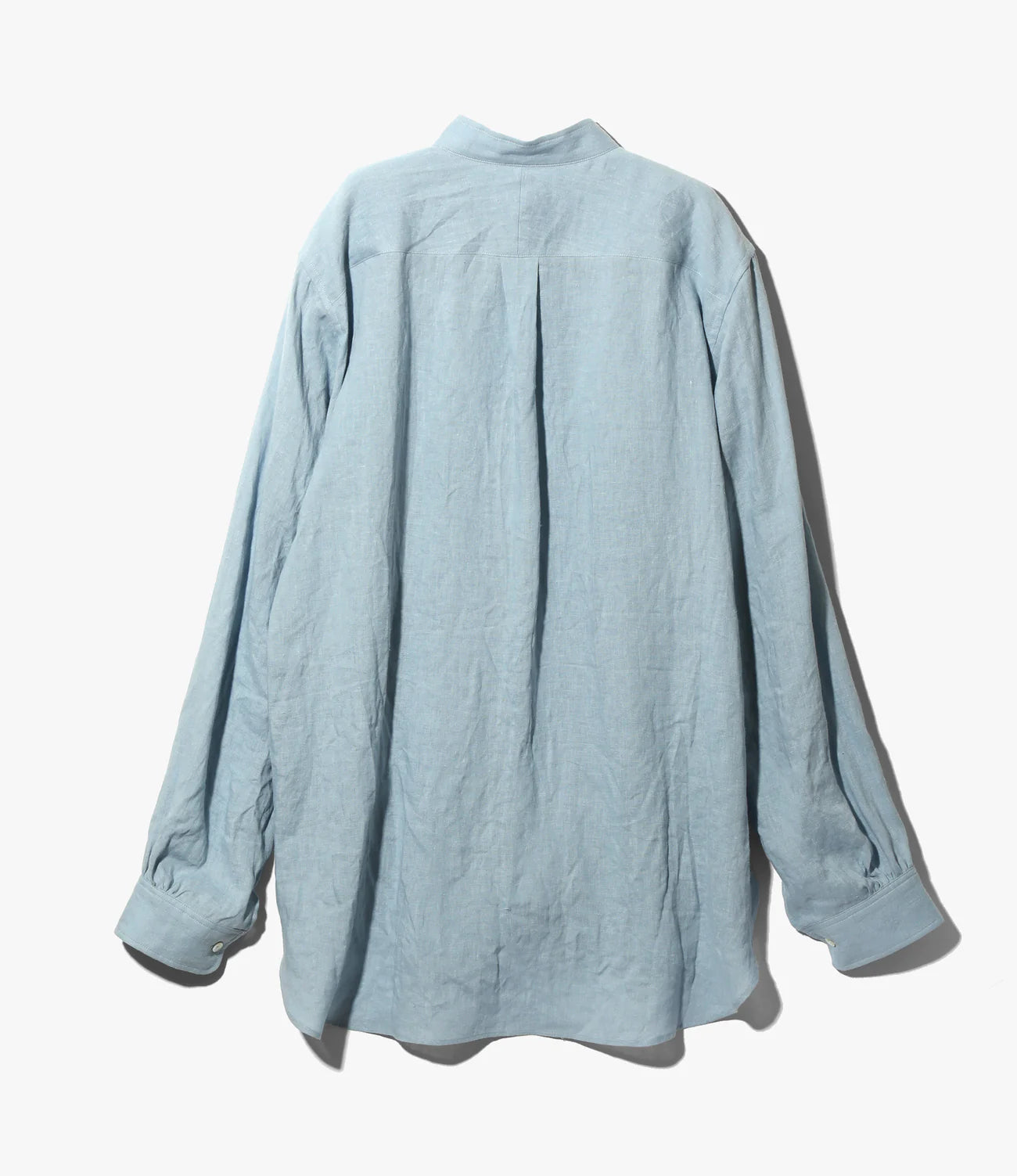 Needles Band Collar EDW Shirt - Linen Canvas