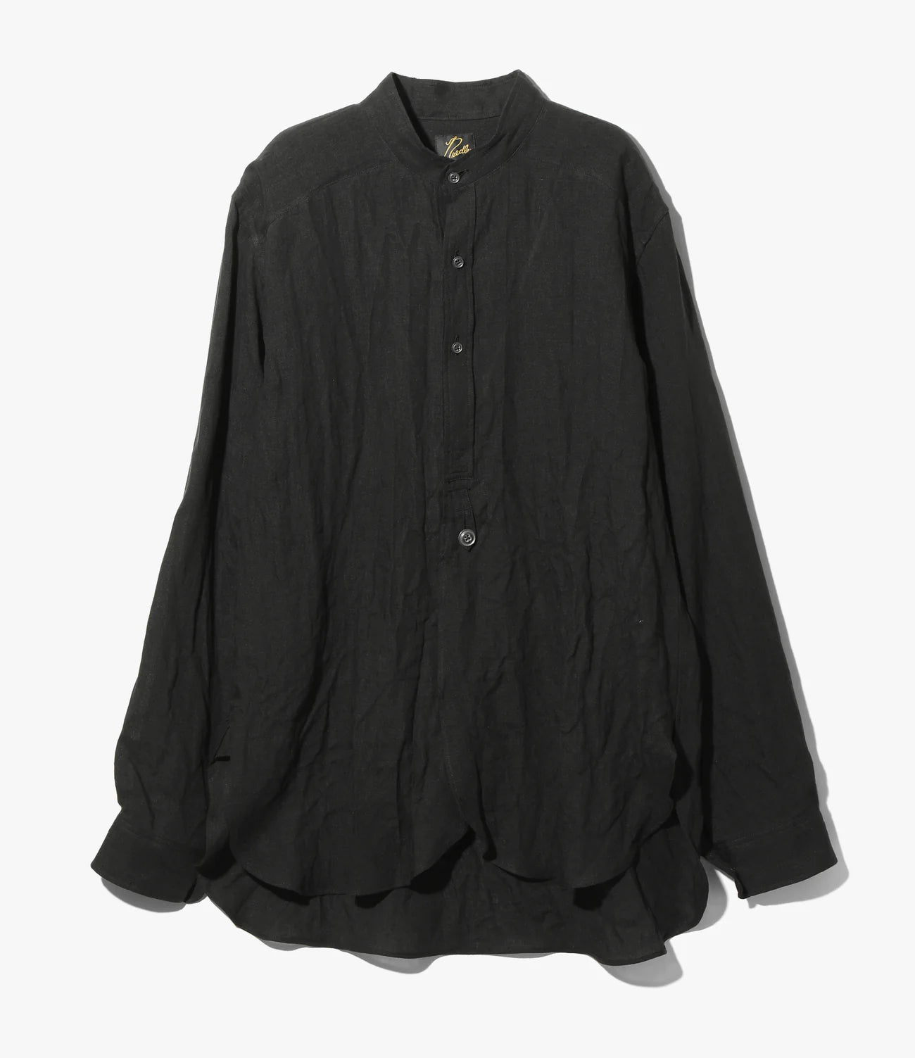 Needles Band Collar EDW Shirt - Linen Canvas