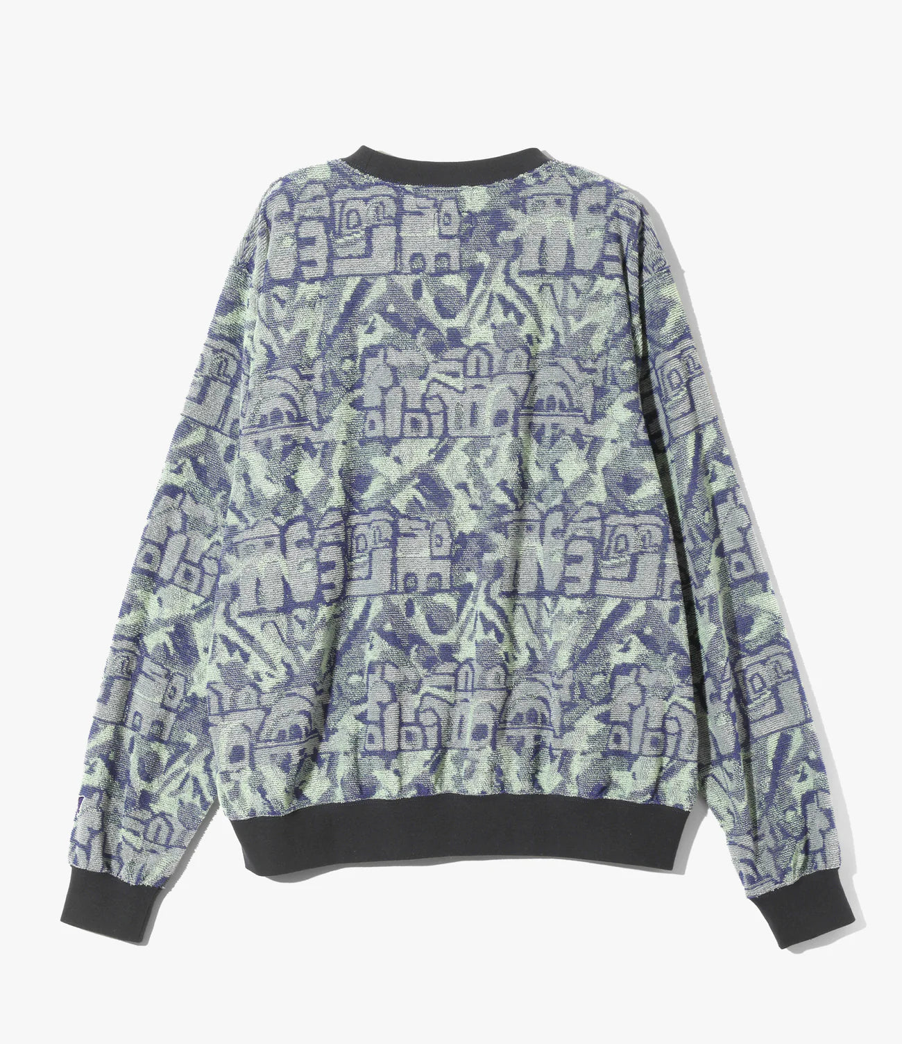 Needles Crew Sweat Shirt - PE/C Abstract Pile Jq.