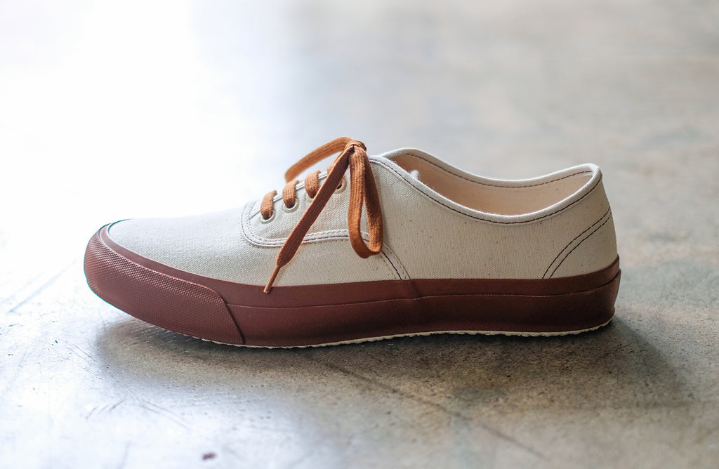 DOEK SHOE INDUSTRIES OXFORD - ECRU/BRICK