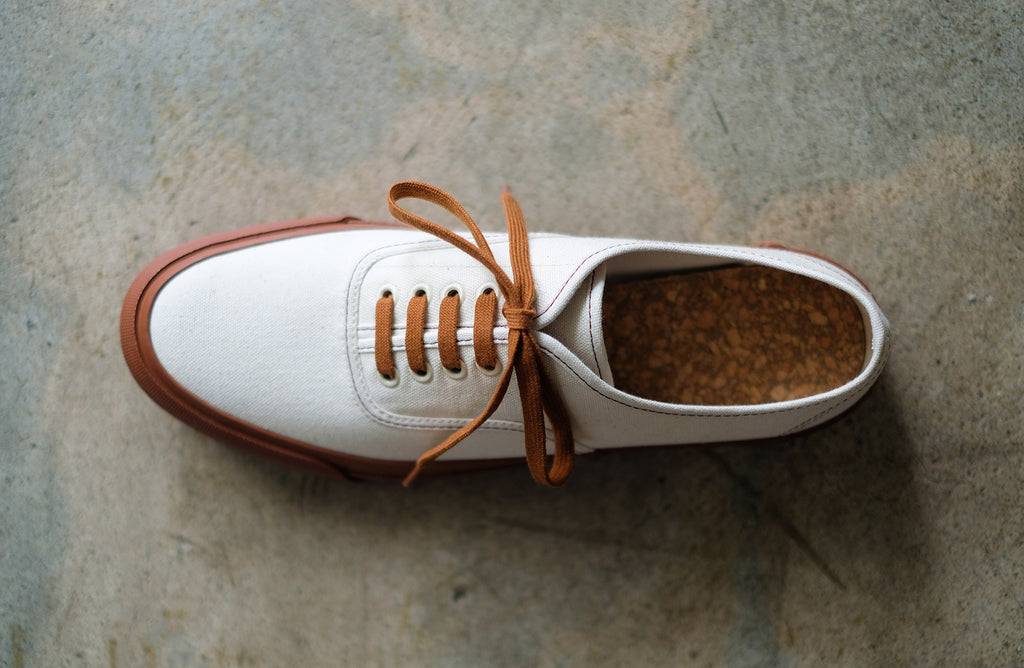 DOEK SHOE INDUSTRIES OXFORD - ECRU/BRICK