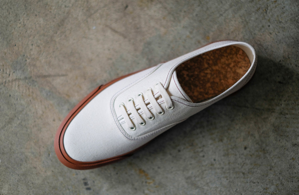 DOEK SHOE INDUSTRIES OXFORD - ECRU/BRICK