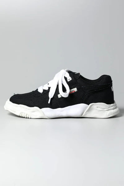 Maison MIHARA YASUHIRO PARKER Original Sole Canvas Lowtop Sneaker Black