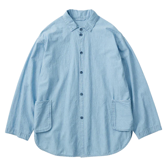 Porter Classic SHAWSHANK CHAMBRAY CHINESE JACKET