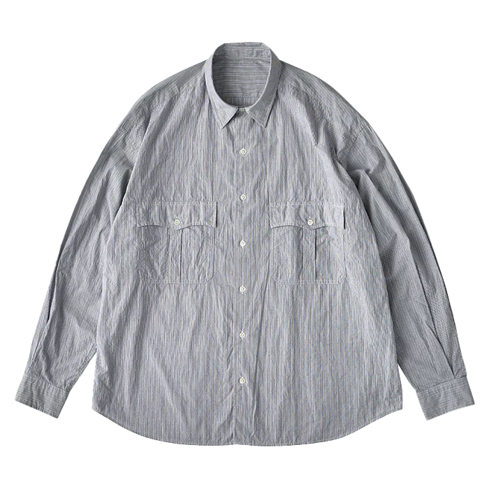 Porter Classic ROLL UP STRIPE SHIRT -2025SS-
