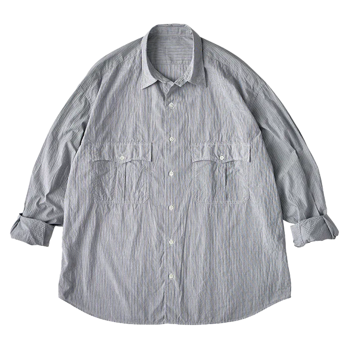 Porter Classic ROLL UP STRIPE SHIRT -2025SS-