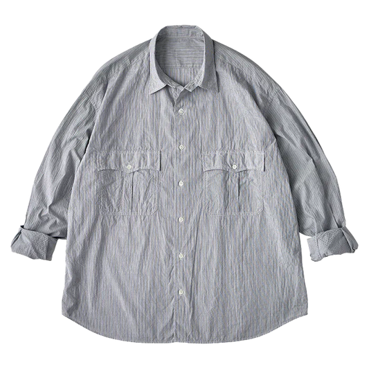 Porter Classic ROLL UP STRIPE SHIRT -2025SS-