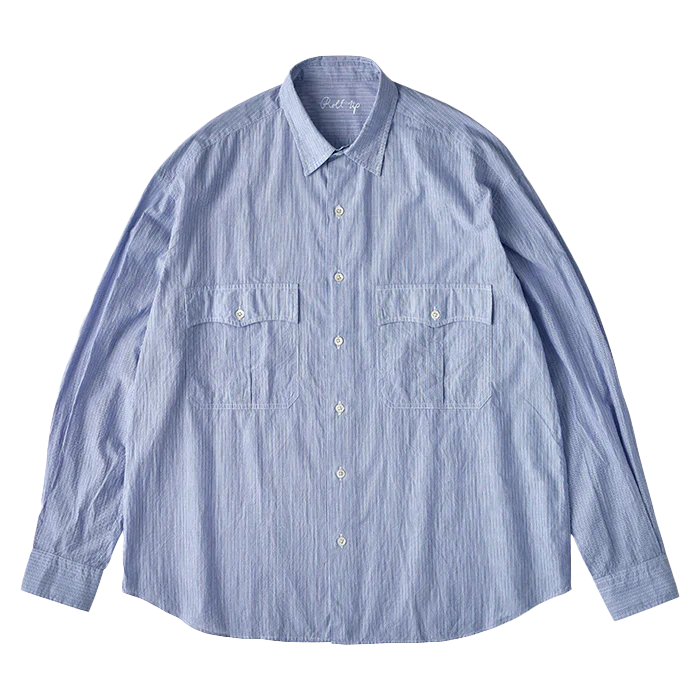 Porter Classic ROLL UP STRIPE SHIRT -2025SS-