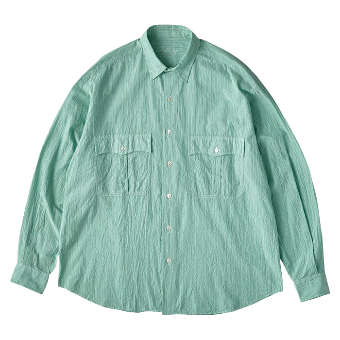 Porter Classic ROLL UP STRIPE SHIRT -2025SS-