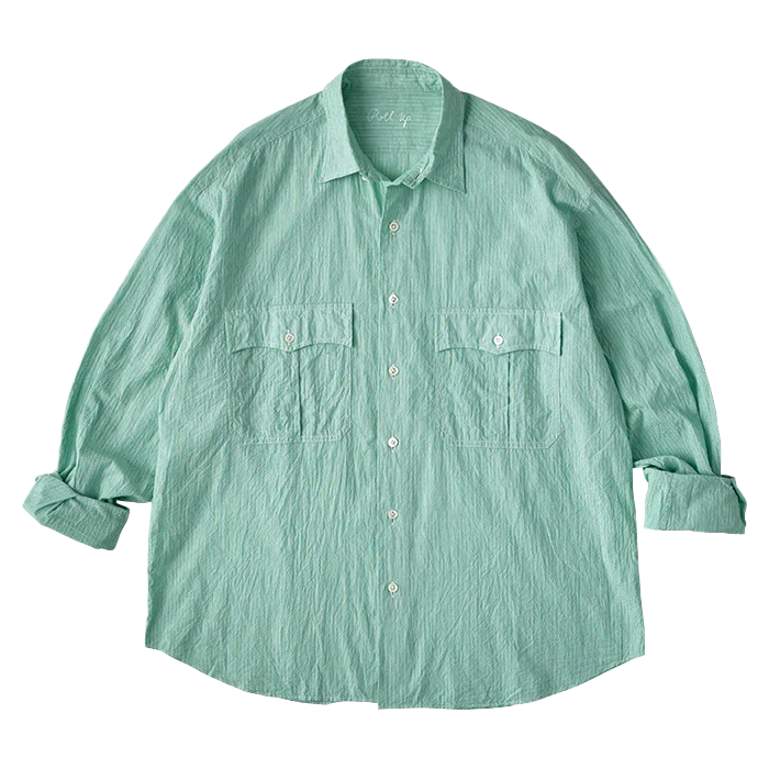 Porter Classic ROLL UP STRIPE SHIRT -2025SS-