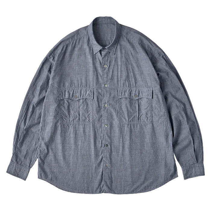 Porter Classic ROLL UP CHAMBRAY SHIRT