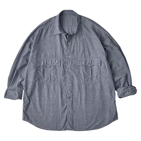 Porter Classic ROLL UP CHAMBRAY SHIRT
