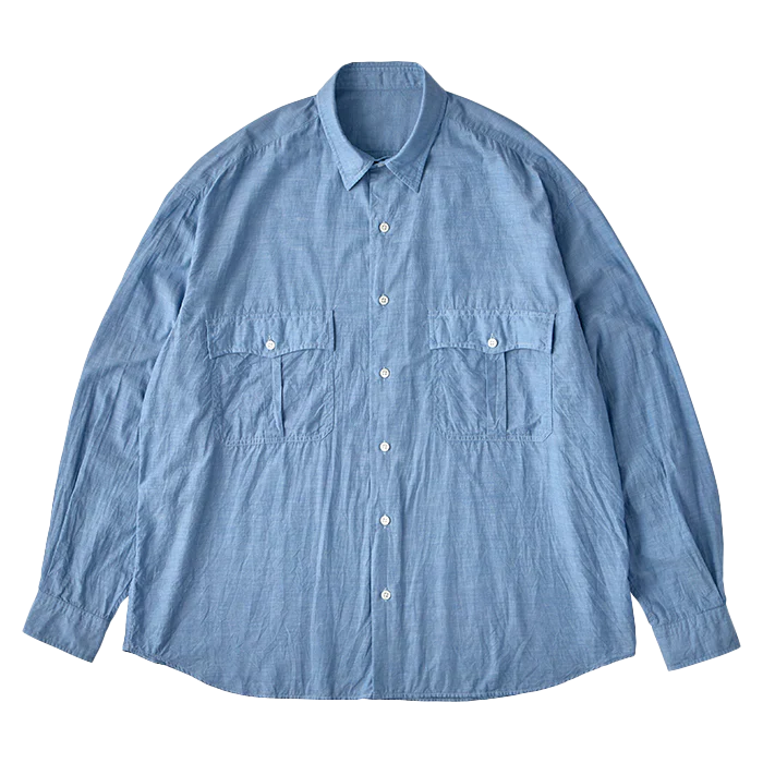 Porter Classic ROLL UP CHAMBRAY SHIRT