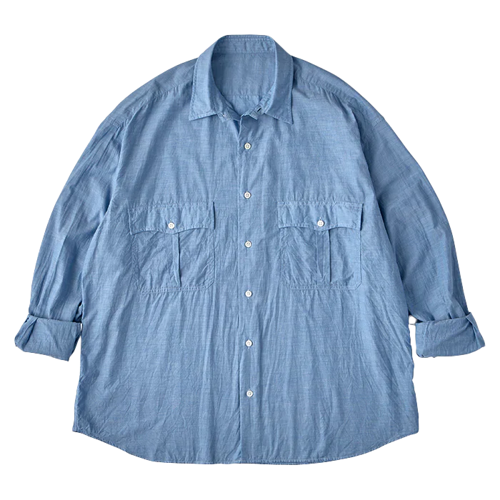 Porter Classic ROLL UP CHAMBRAY SHIRT