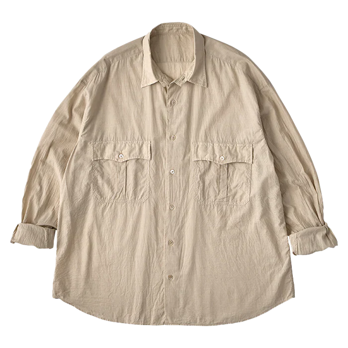 Porter Classic ROLL UP CHAMBRAY SHIRT